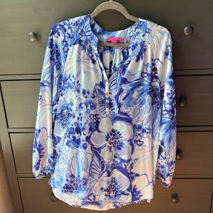 Lilly Pulitzer Long Sleeve Top, SIZE L
